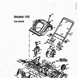 MTD 140 spare parts