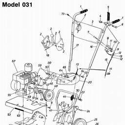 LAWNFLITE (1988/1989) 219-430-611/SHP TILLER  spare parts