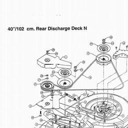 LAWNFLITE (1997) 19-096 38" Deck Multch Kit spare parts