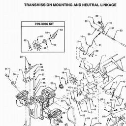 CUB CADET HDS3200/3205 spare parts