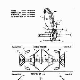 Yard-Man YM 5032 TH spare parts