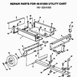MTD 45-01003  (190-223-000) spare parts