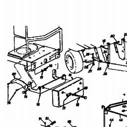 MTD 30"/76cm rear discharge,8 blades,front weight spare parts