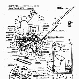 MTD SNOW FOX spare parts