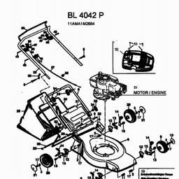 Bolens BL 4042 P spare parts