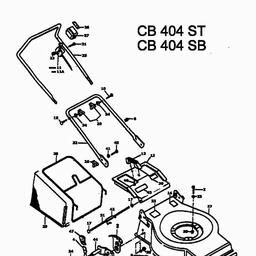 MTD CB 404 ST spare parts