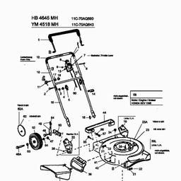 Yard-Man YM 4518 MH spare parts