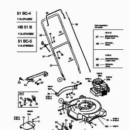 MTD 51 BC-5 spare parts