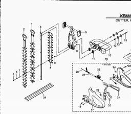 LAWNFLITE (2006) KE2220W spare parts
