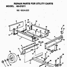 MTD 45-01011  (196-507-000) spare parts