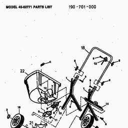 MTD 45-02771  (190-701-000) spare parts