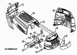 Bolens BL 135/96 T spare parts