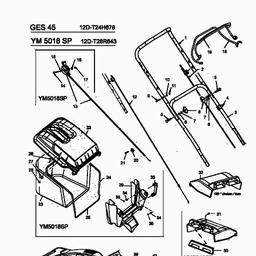 Yard-Man YM 5018 SP spare parts