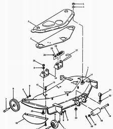 CUB CADET 1782 spare parts