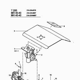 MTD T/200 spare parts