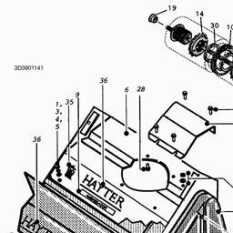 Hayter 390 spare parts