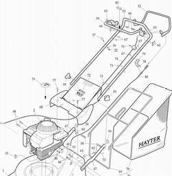 Hayter 423 spare parts