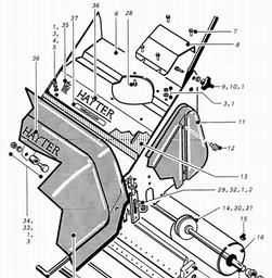 Hayter 390 spare parts