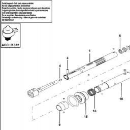 Facom R.306A25 spare parts