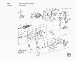 Fein ASke 636 (50/60Hz, 220/230V) spare parts