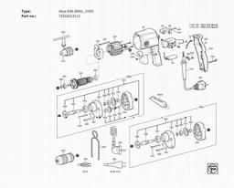 Fein ASye 636 (60Hz, 110V) spare parts