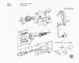 Fein DSke 636 (50Hz, 240V) spare parts