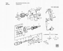 Fein DSke 636 DSke 636 (60Hz, 110V) spare parts