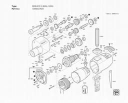 Fein DDSk 672-1 (60Hz, 220V) spare parts