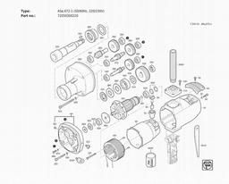 Fein ASq 672-1 (50/60Hz, 220/230V) spare parts