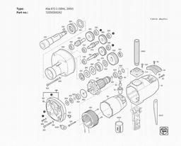 Fein ASq 672-1 (50Hz, 240V) spare parts