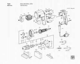 Fein ASkeu 636 (60Hz, 220V) spare parts