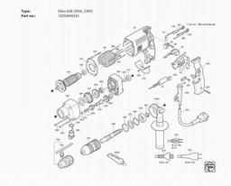 Fein DSeu 638 (50Hz, 230V) spare parts