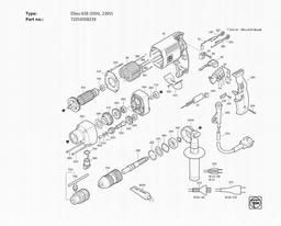 Fein DSeu 638 (50Hz, 230V) spare parts