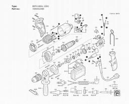 Fein BOP 6 (60Hz, 120V) spare parts