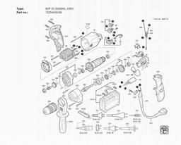 Fein BOP 10 (50/60Hz, 100V) spare parts