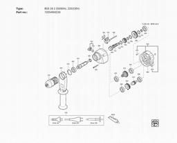 Fein BOS 16-2 (50/60Hz, 220/230V) spare parts