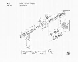 Fein BOS 16-2 (50/60Hz, 220/230V) spare parts