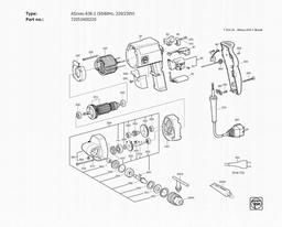 Fein ASzxeu 636-1 (50/60Hz, 220/230V) spare parts
