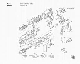 Fein DSceu 638 (60Hz, 120V) spare parts