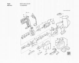 Fein ASCT 5-40 U (14,4V) spare parts