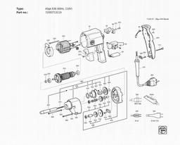 Fein ASge 636 (60Hz, 110V) spare parts
