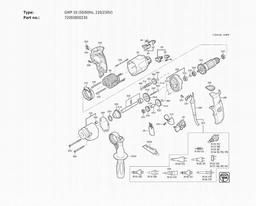 Fein GWP 10 (50/60Hz, 220/230V) spare parts