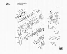Fein DSse 642 (50Hz, 230V) spare parts