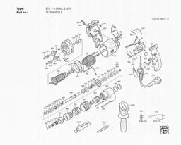 Fein SCU 7-9 (50Hz, 110V) spare parts
