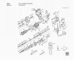 Fein SCU 7-9 (50/60Hz, 220/230V) spare parts