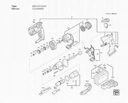 Fein ASCS 4.8 (14,4V) spare parts