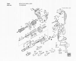 Fein SCS 6.3-19 X (60Hz, 120V) spare parts