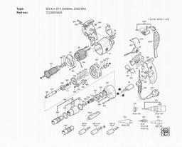 Fein SCS 6.3-19 X (50/60Hz, 220/230V) spare parts