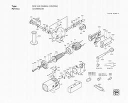 Fein SCW 16-6 (50/60Hz, 220/230V) spare parts