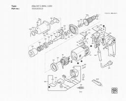 Fein ASbe 647-1 (60Hz, 110V) spare parts